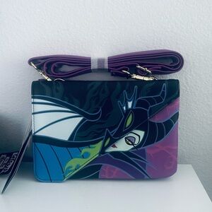 Loungefly Sleeping Beauty Maleficent Dragon Split Crossbody Bag